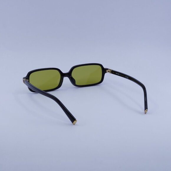 Miu Miu MU11ZSF 16K07O Sunglasses Black Rectangle Frame - Picture 10 of 11